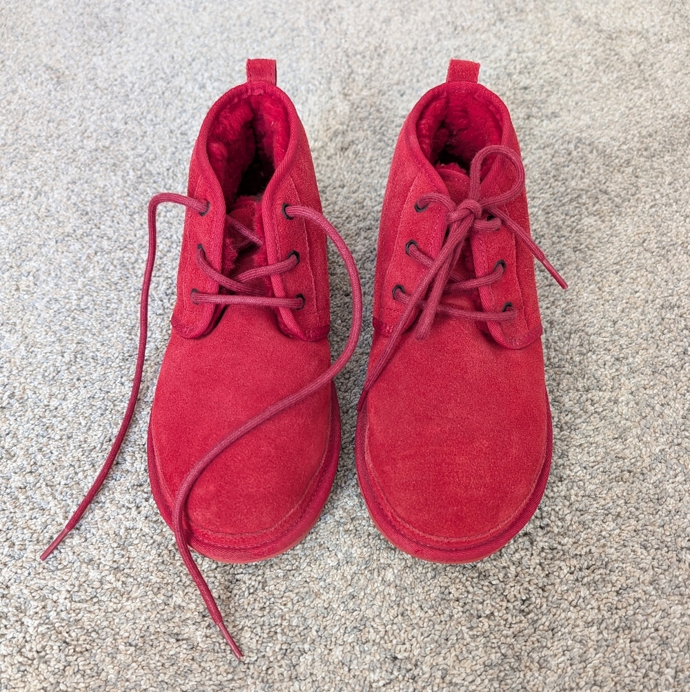 UGG Red Suede Neumel Boot